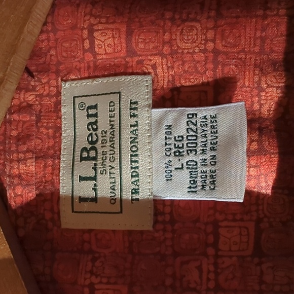 L.L.Bean Mens size large Shirt - Picture 4 of 5